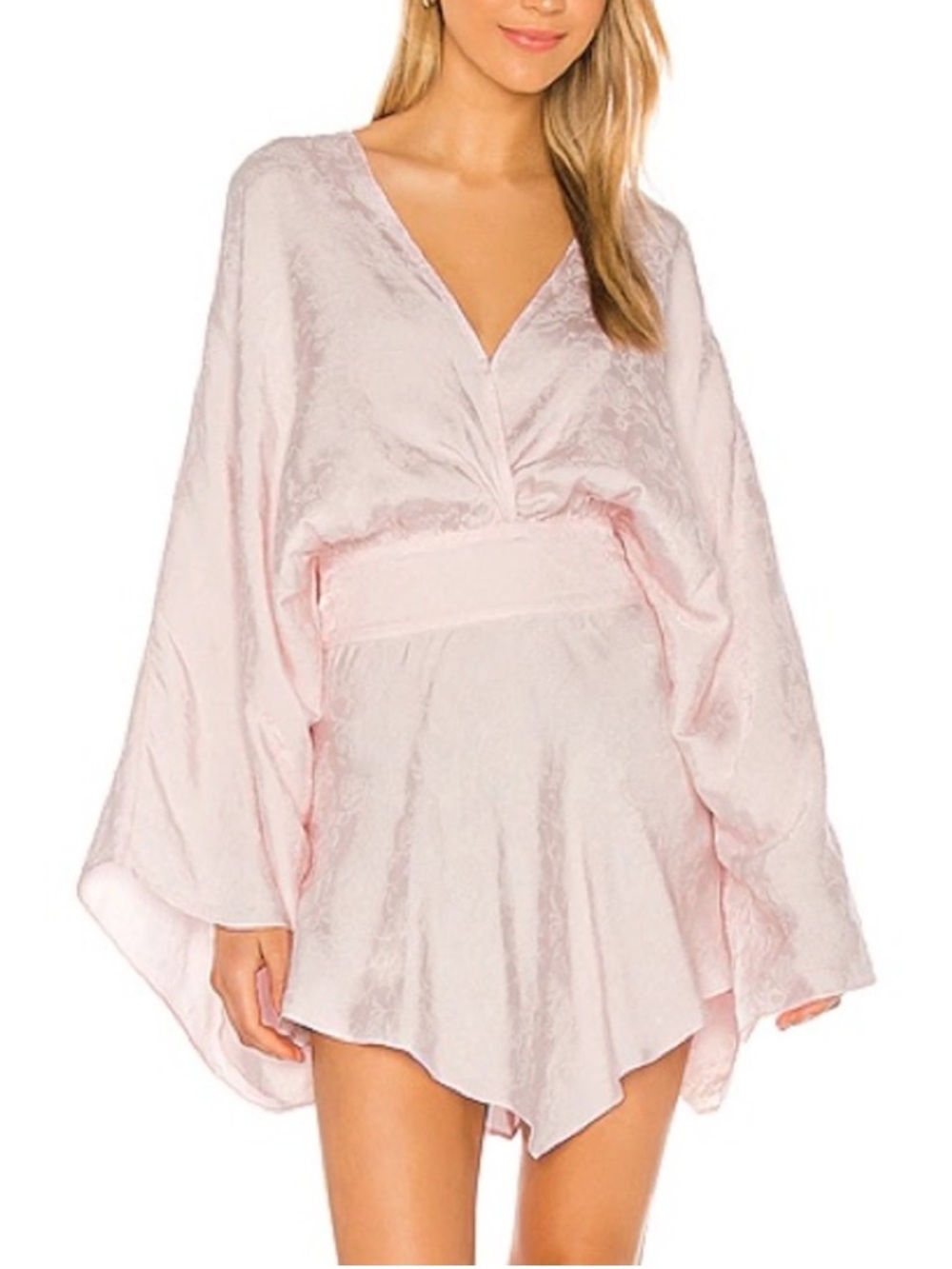 NWT L’Academie Luna Floral Mini Dress Pink